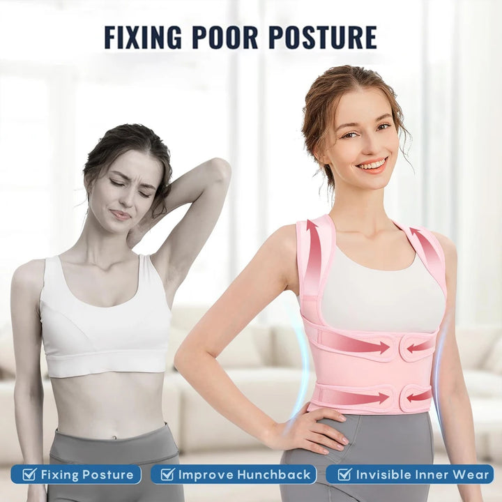 Adjustable Back Brace Posture Corrector for Scoliosis & Hunchback