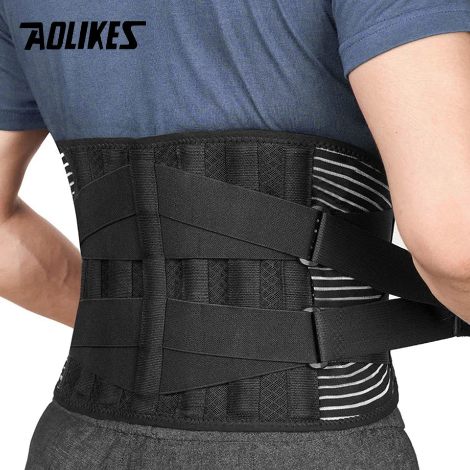 Lower Back Brace with 6 Stays - Pain Relief Support